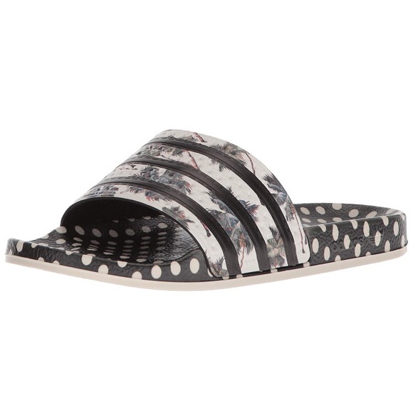 adidas floral slides